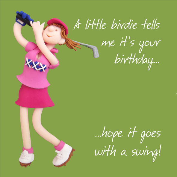 Birthday hope it goes with a swing Birthday hope it goes with a swing