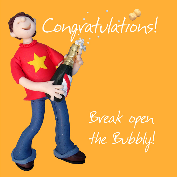 Congratulations bubbly Congratulations bubbly