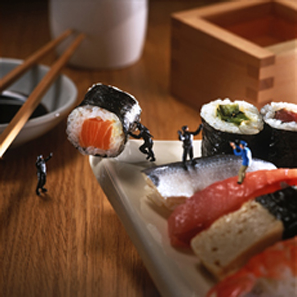 Step away from the sushi Step away from the sushi