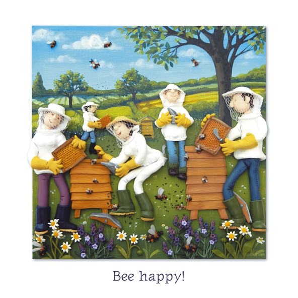 Bee happy Bee happy