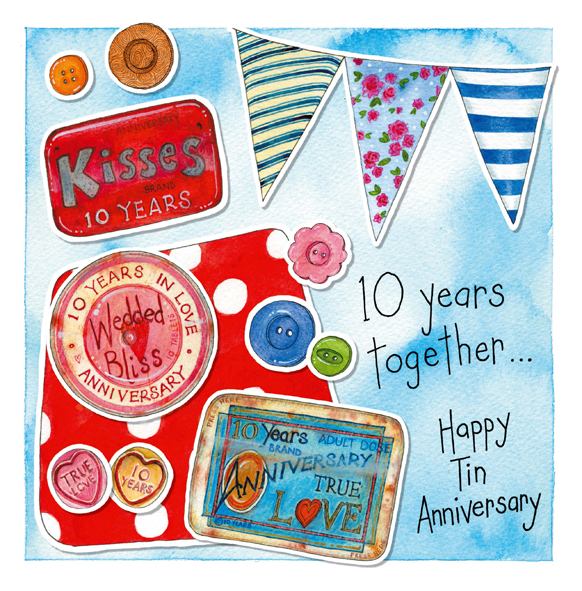 10th anniversary - tin 10th anniversary - tin