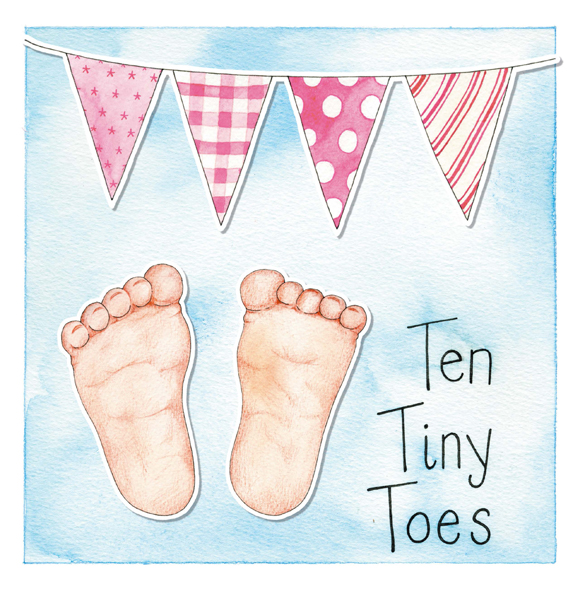 Ten tiny toes - pink Ten tiny toes - pink