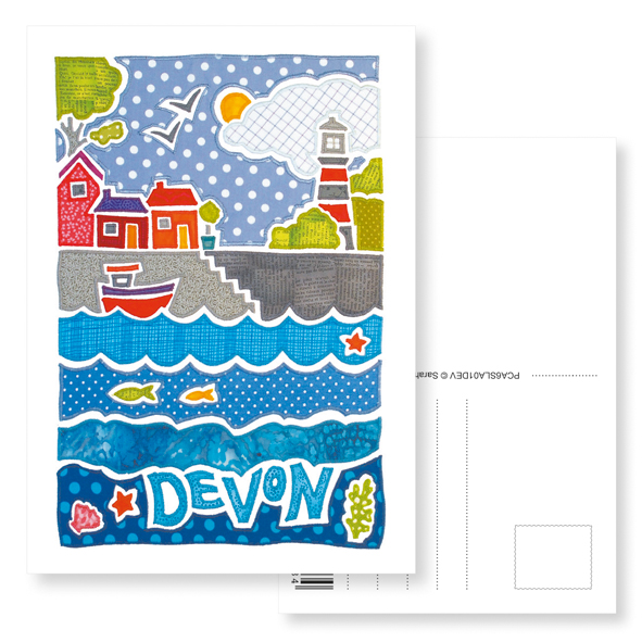 Devon postcard (A6 size) Devon postcard (A6 size)