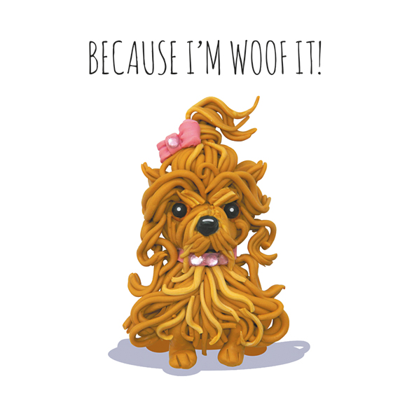 Woof it mini card Woof it mini card