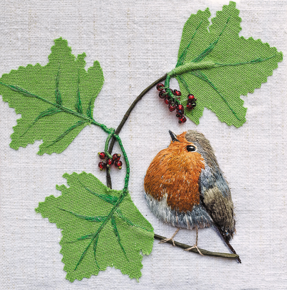 Feasting robin Feasting robin