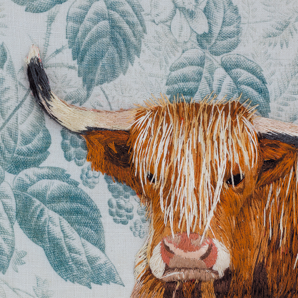 Highland coo mini card Highland coo mini card