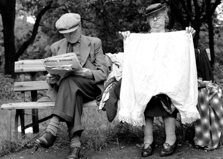 Big pants on bench Big pants on bench