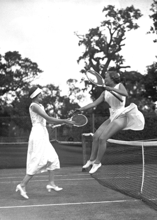 Jumping over net Jumping over net