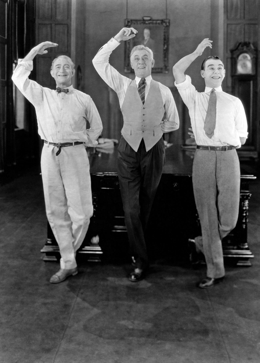 Three men dancing Three men dancing