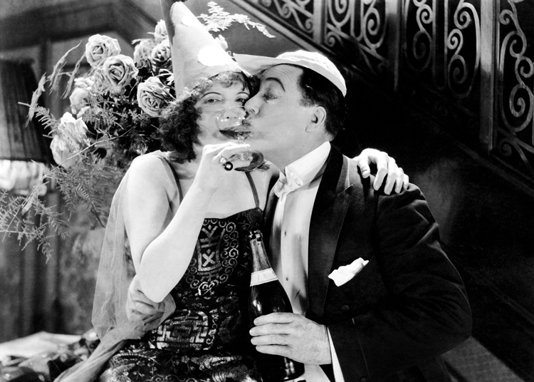 Couple drinking champagne Couple drinking champagne