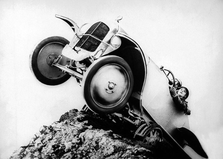 Car up a hill Car up a hill