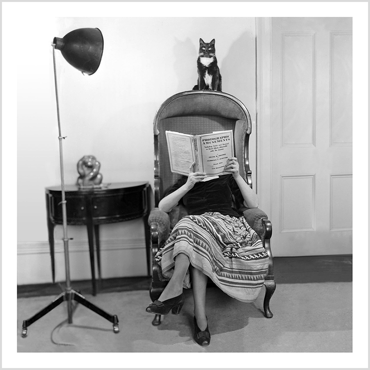 Mrs Middleton and Junior the Cat (square) Mrs Middleton and Junior the Cat (square)