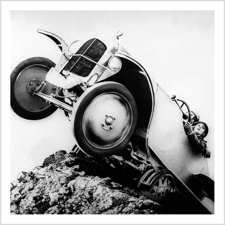 Car hanging over hill (square) Car hanging over hill (square)