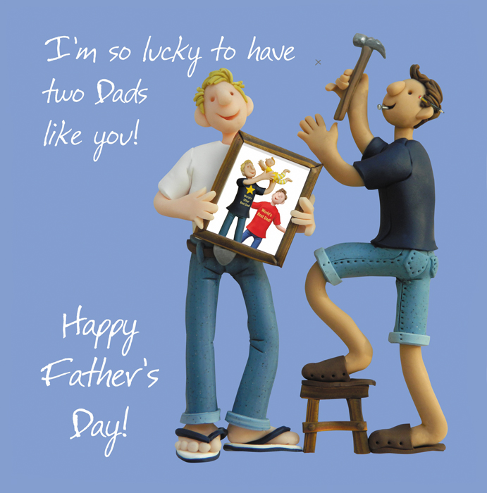 Two Dads on Fathers Day Two Dads on Fathers Day