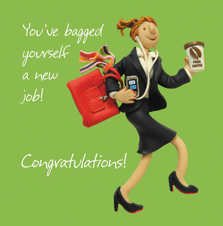 Bagged a new job Bagged a new job