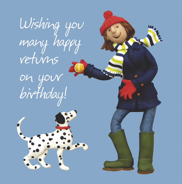 Many happy returns - dalmation Many happy returns - dalmation