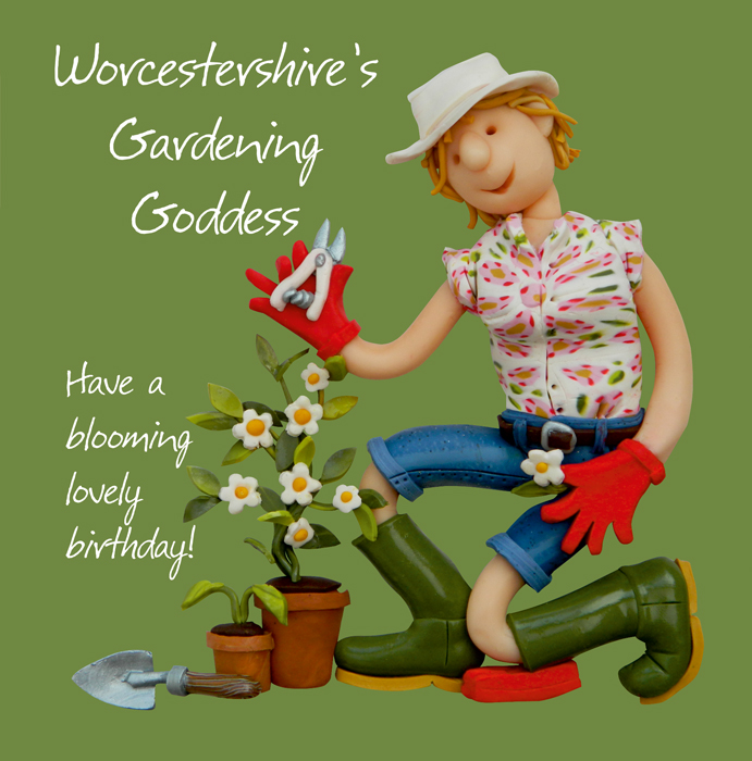 Worcestershire's garden goddess Worcestershire's garden goddess