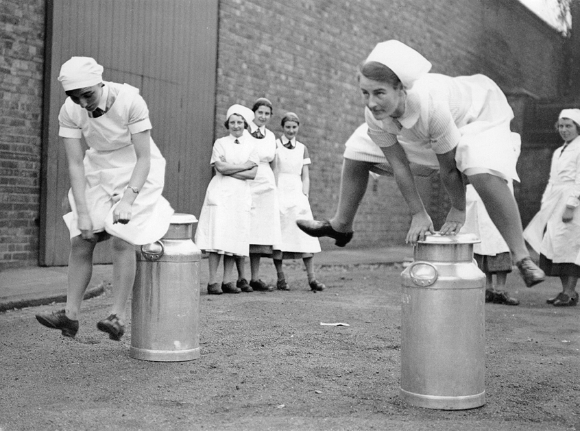 Milkmaids a leaping Milkmaids a leaping
