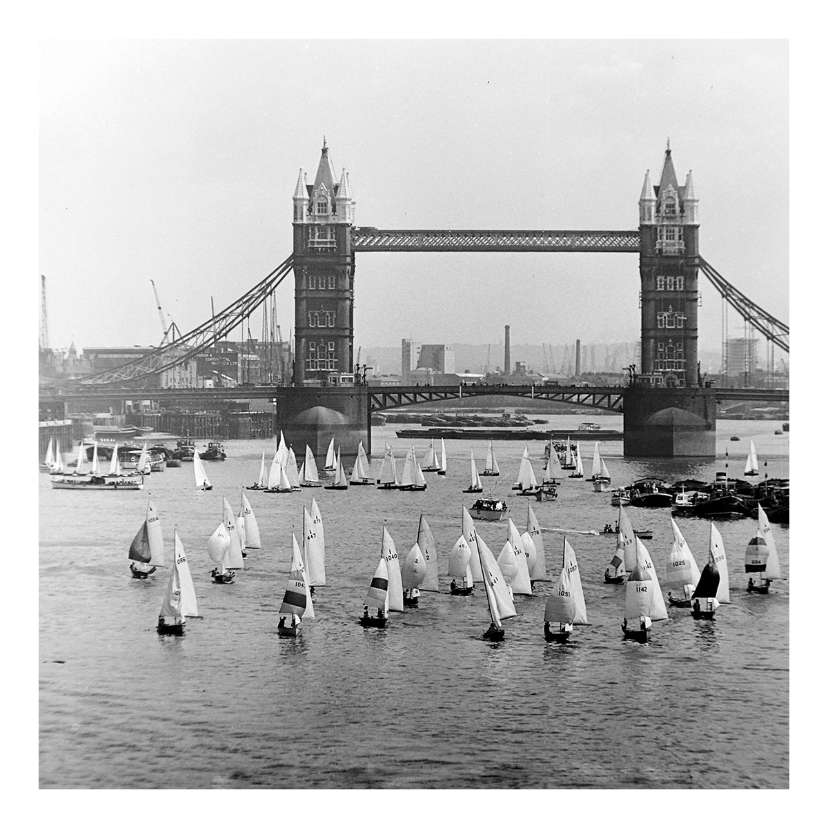 Tower Bridge with sails Tower Bridge with sails