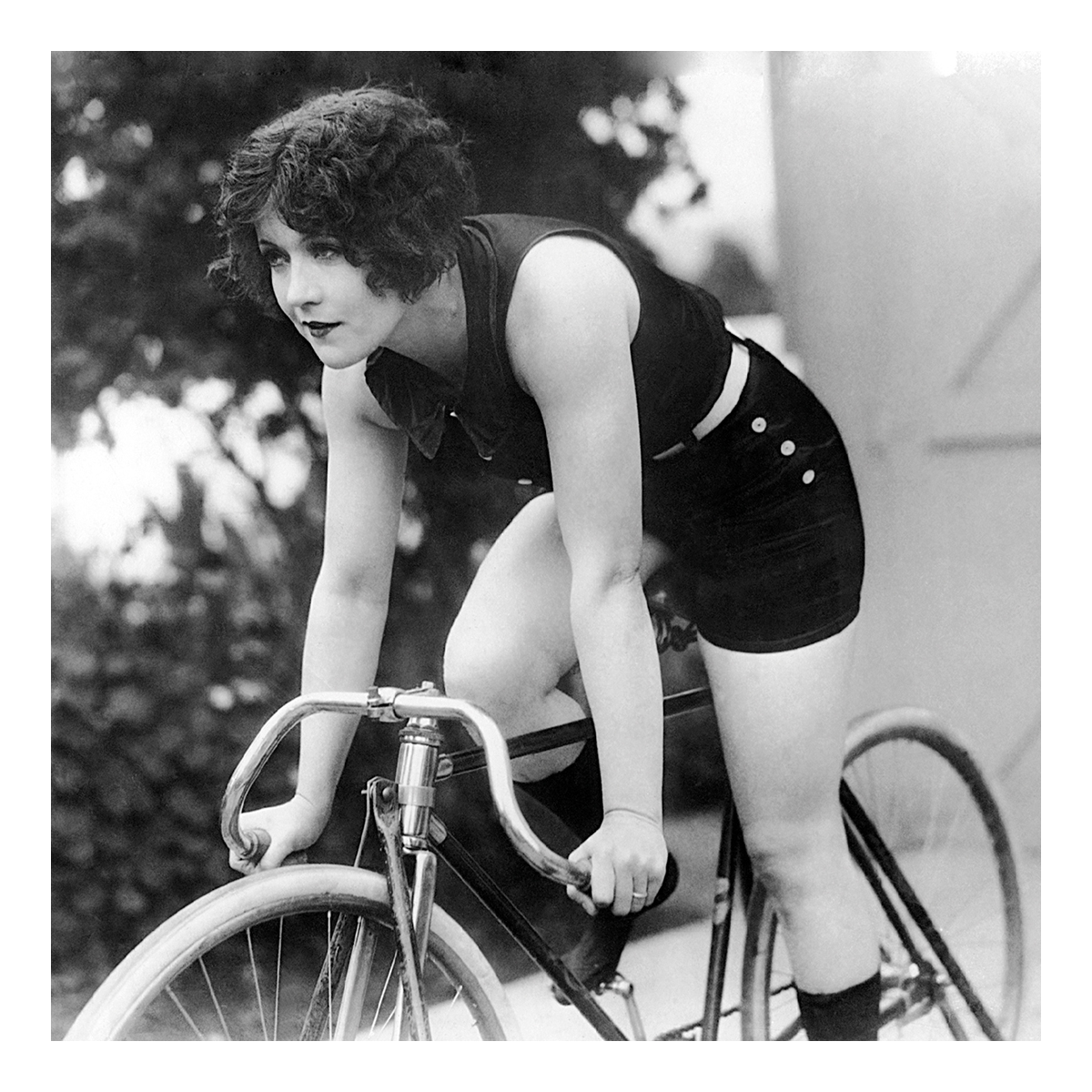 Female cyclist Female cyclist