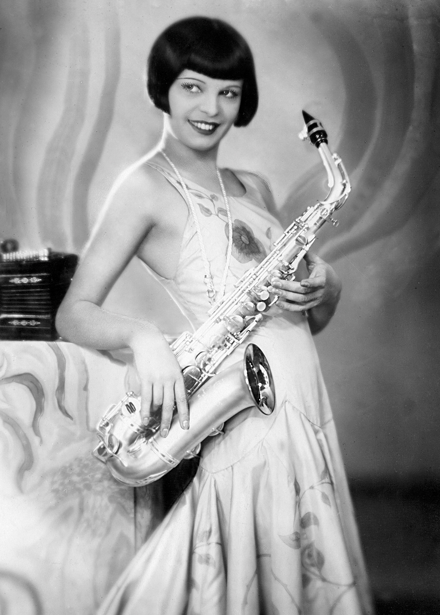 Girl with sax Girl with sax