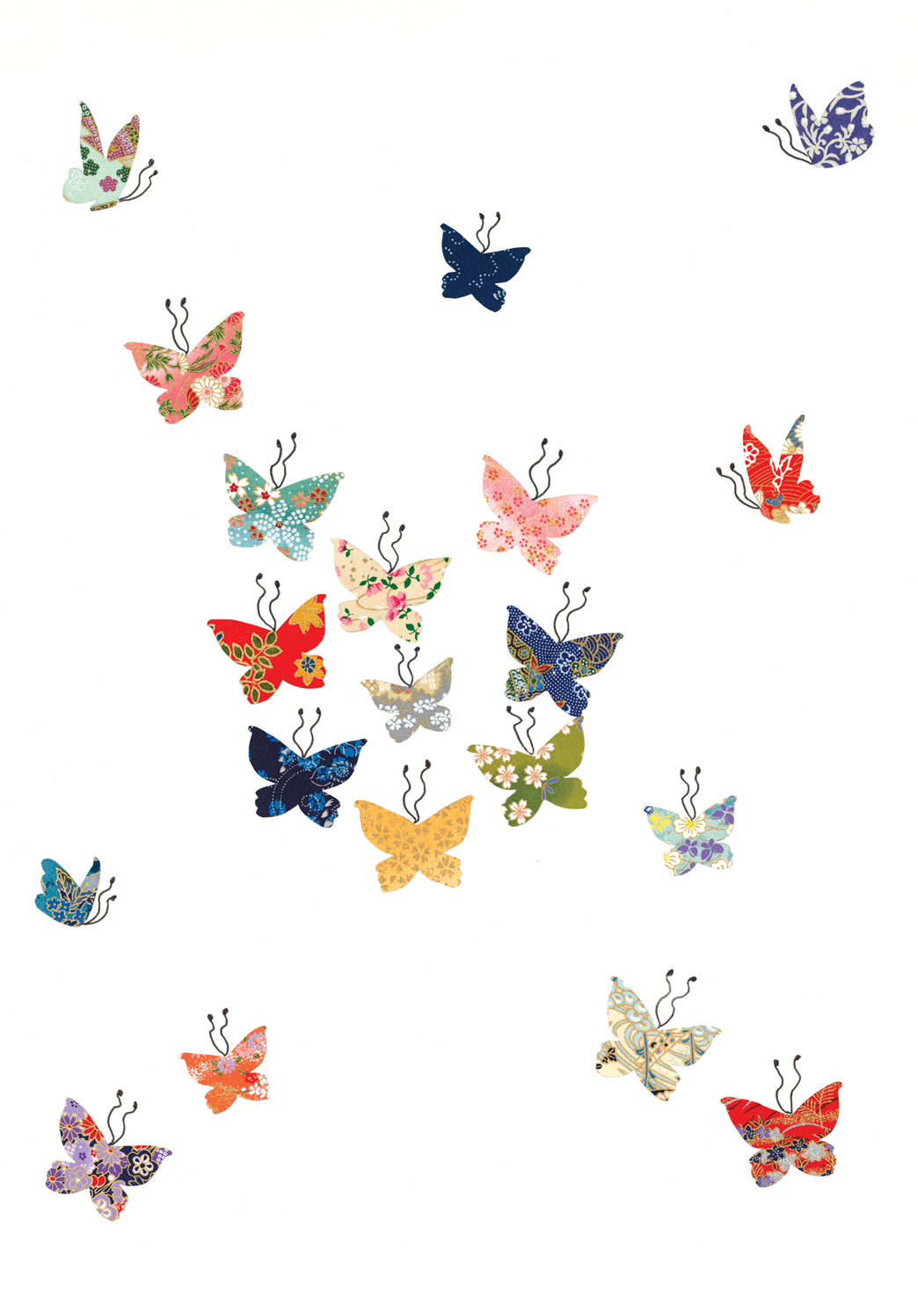 Butterfly Cloud Greeting Card Butterfly Cloud Greeting Card