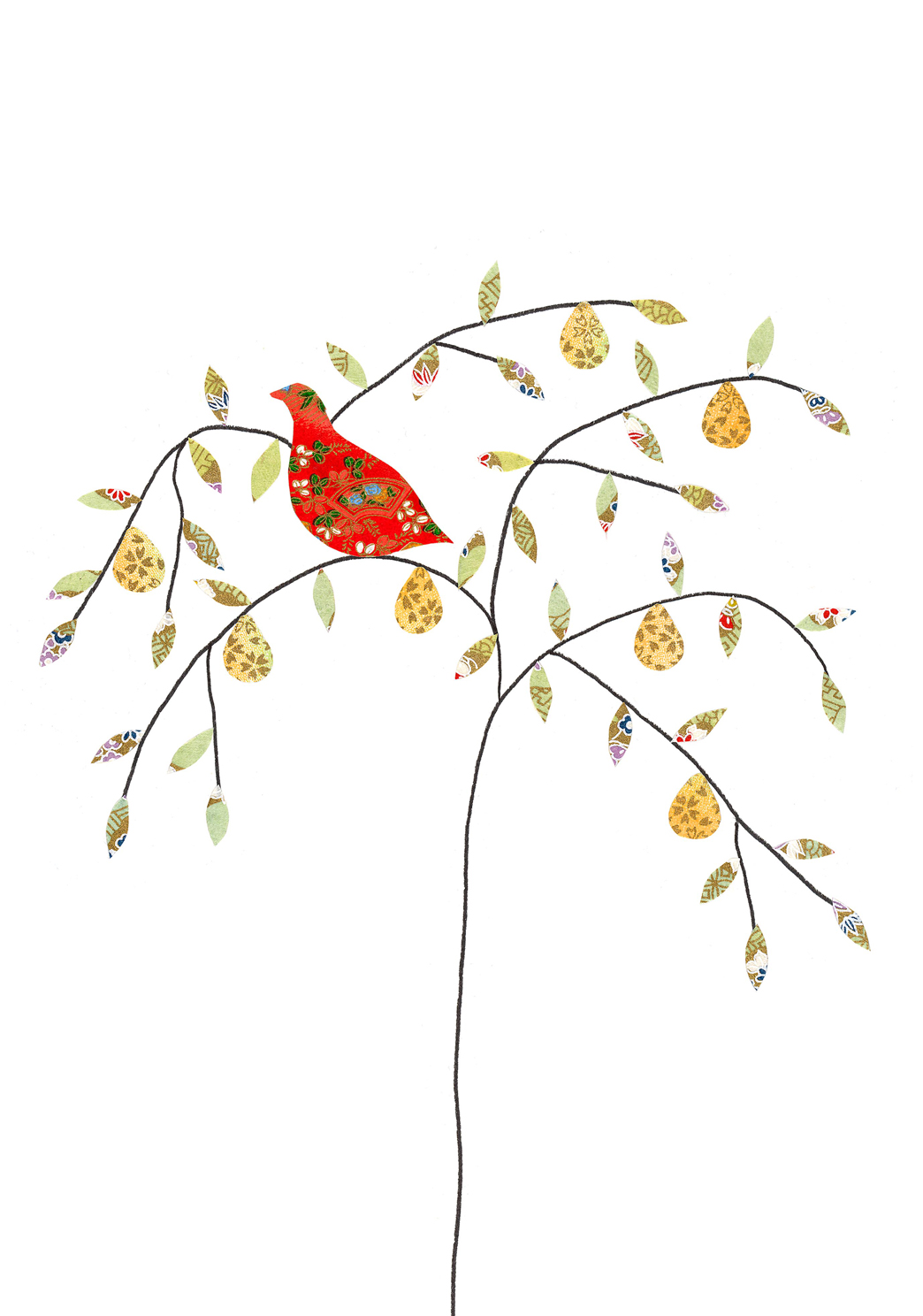 Partridge In A Pear Tree Greeting Card Partridge In A Pear Tree Greeting Card