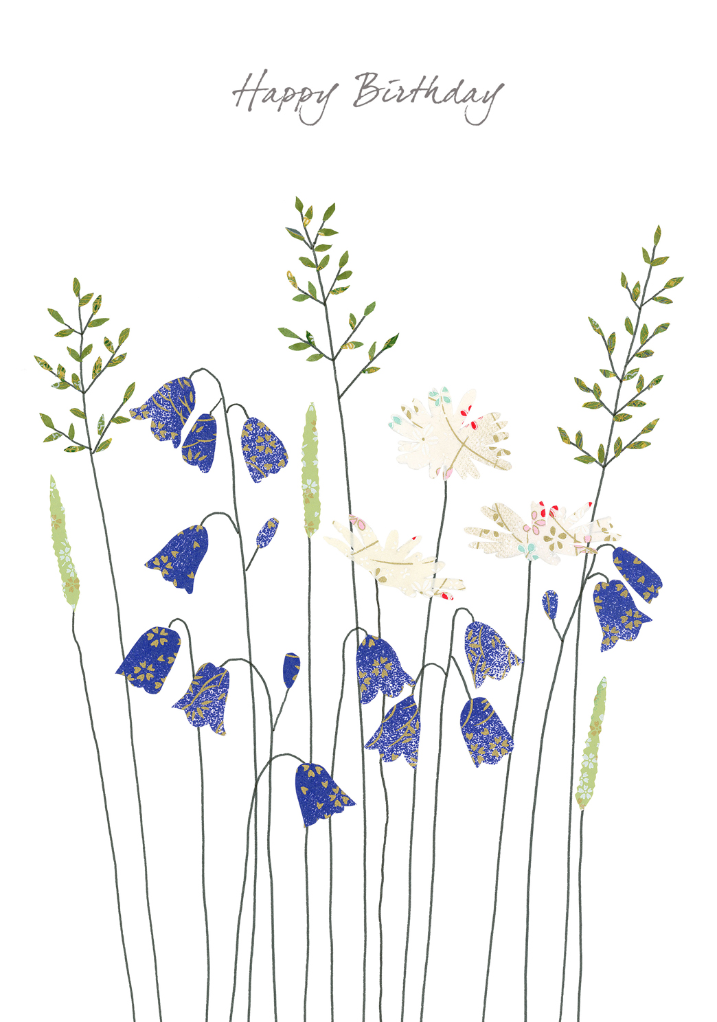 Harebells & Daisies Birthday Card Harebells & Daisies Birthday Card