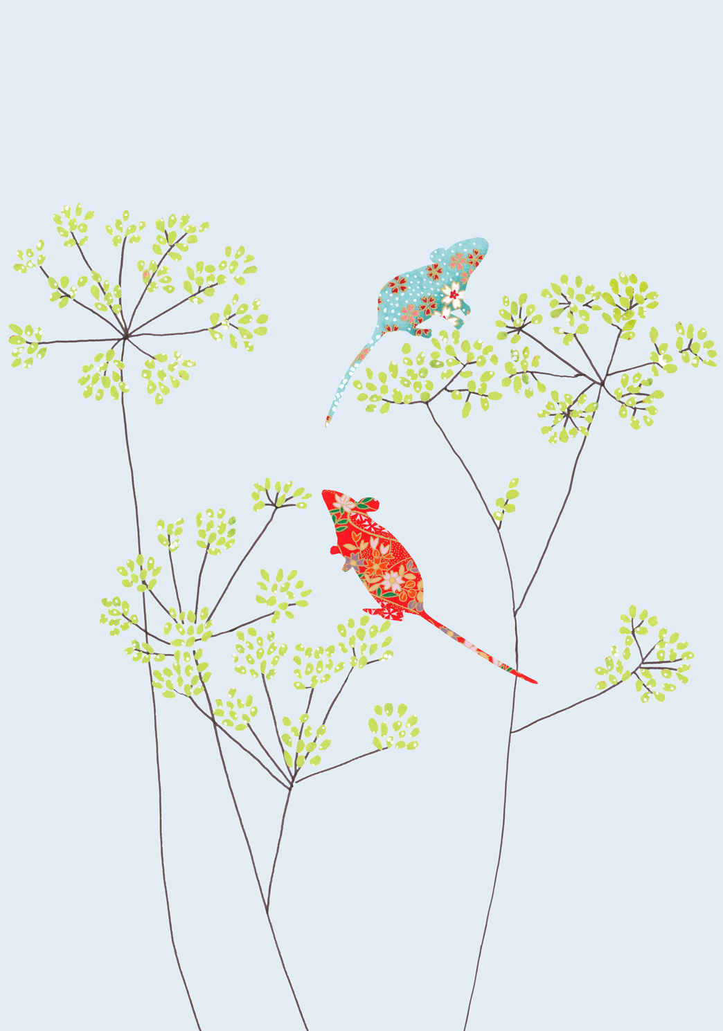 Field Mice & Fennel Greeting Card Field Mice & Fennel Greeting Card