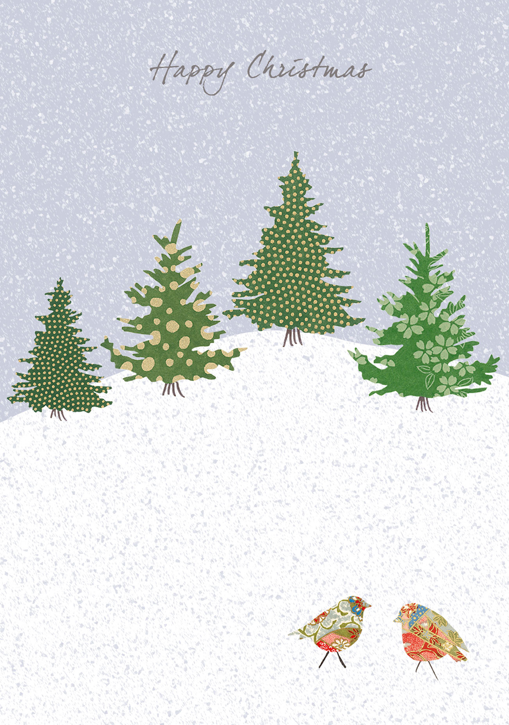 Robins & Trees Greeting Card Robins & Trees Greeting Card