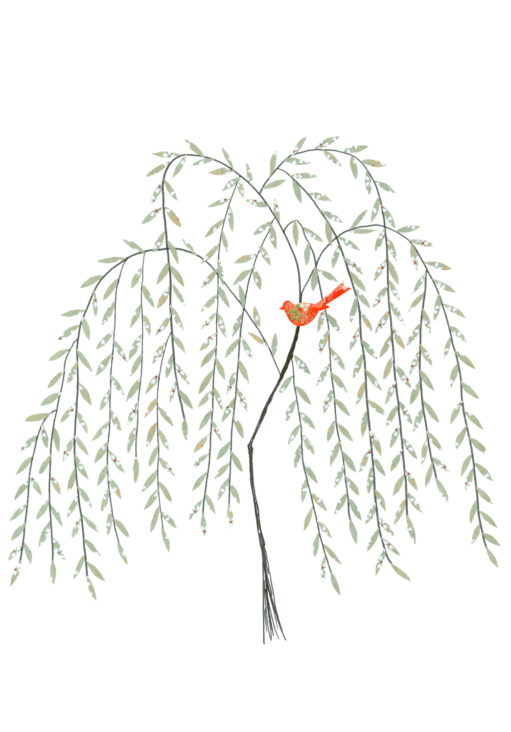 Weeping Willow Tree Greeting Card Weeping Willow Tree Greeting Card
