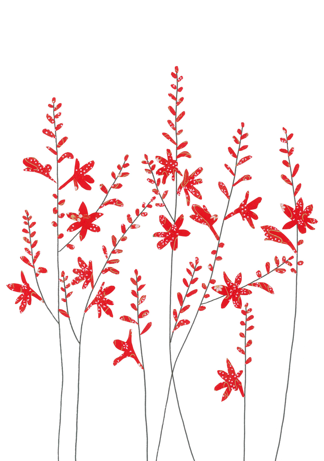 Crocosmia Greeting Card Crocosmia Greeting Card