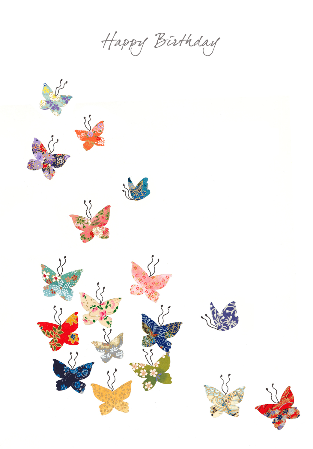 Butterfly Kaleidoscope Birthday Card Butterfly Kaleidoscope Birthday Card