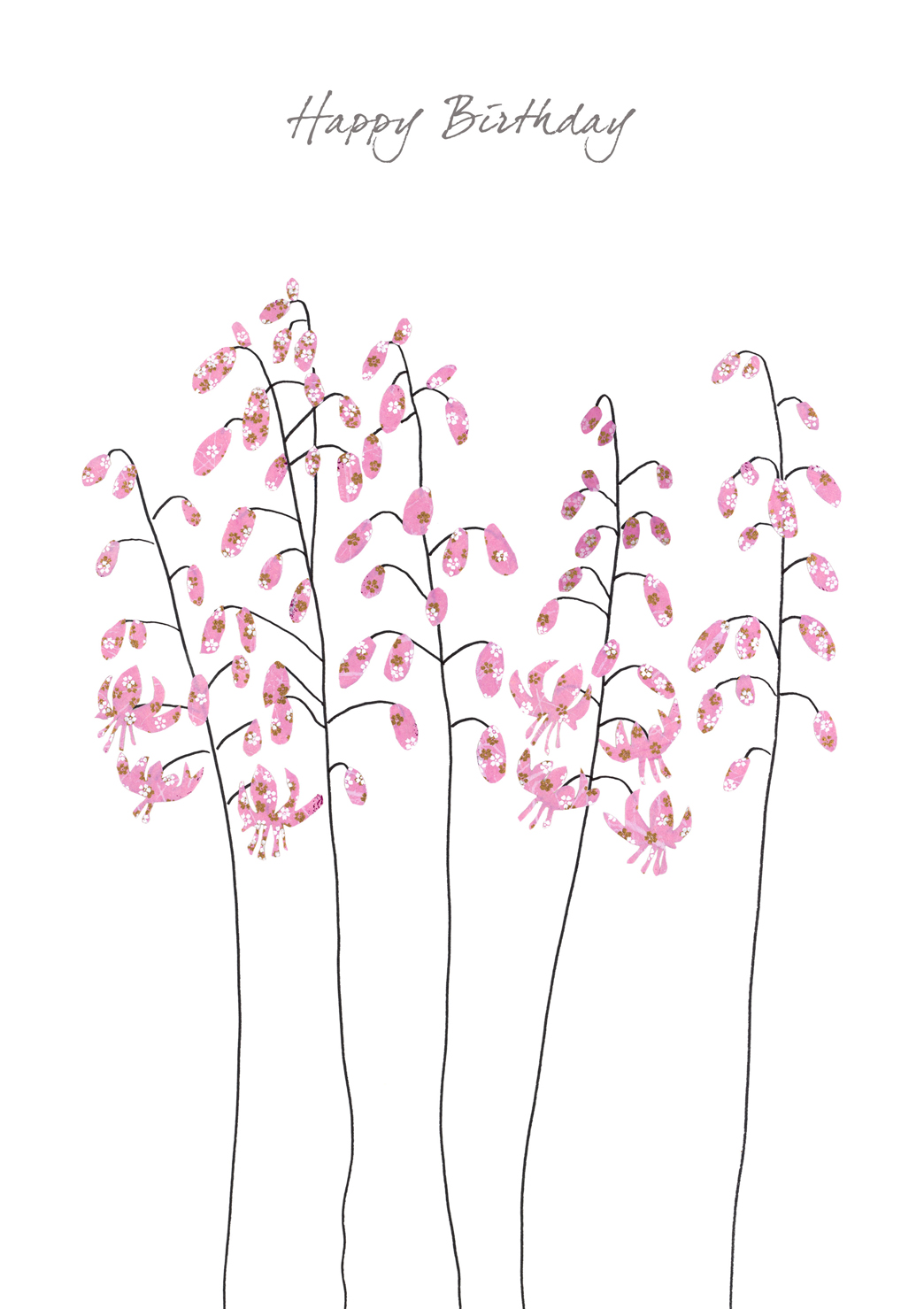 Lily Birthday Greeting Card Lily Birthday Greeting Card