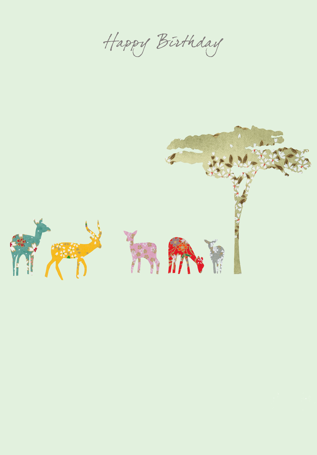 Impala Birthday Greeting Card Impala Birthday Greeting Card