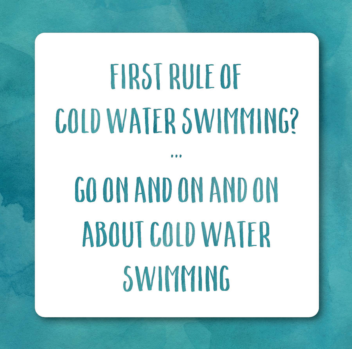 Cold water swimming Cold water swimming