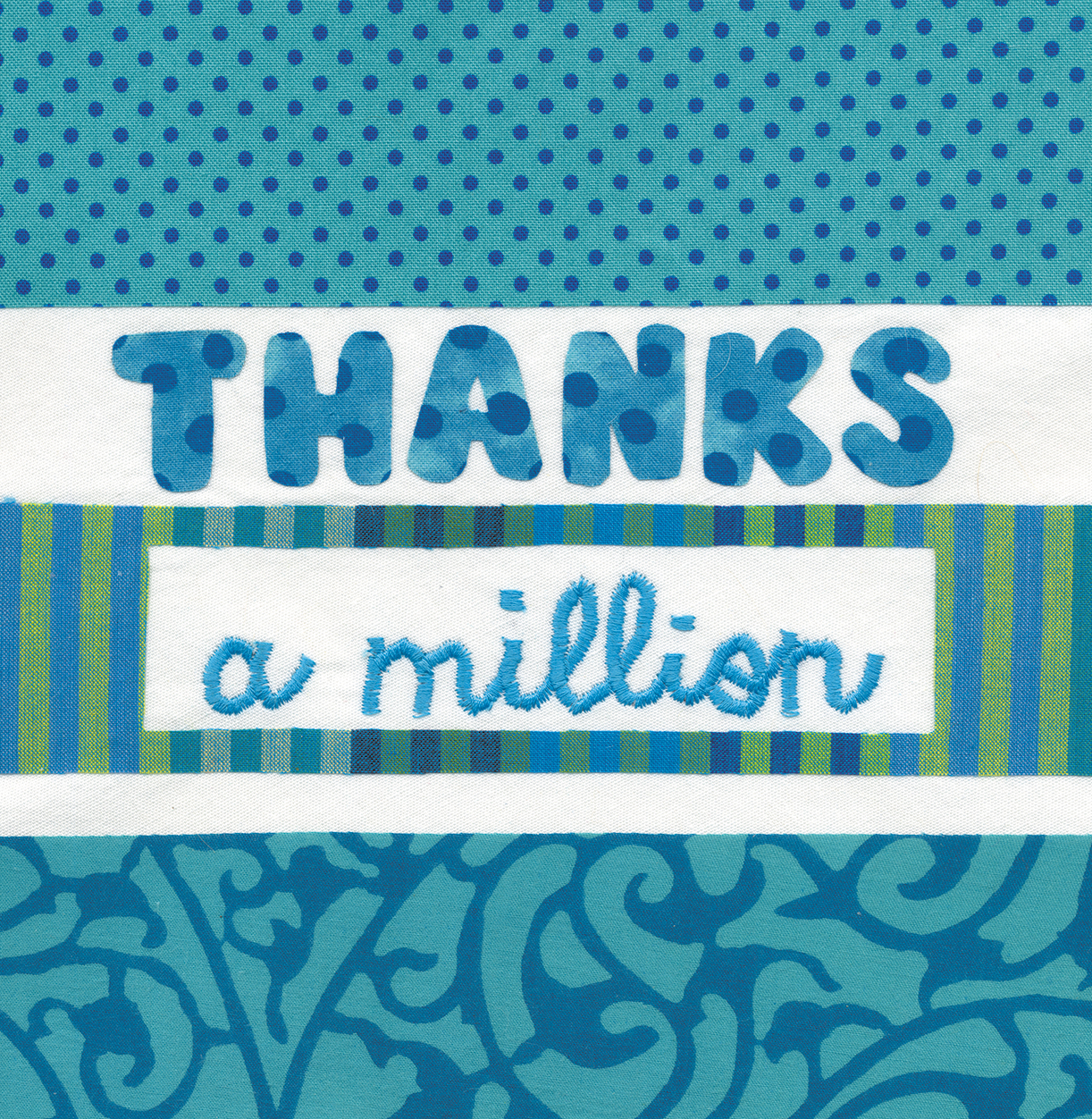 Thanks a million mini card Thanks a million mini card
